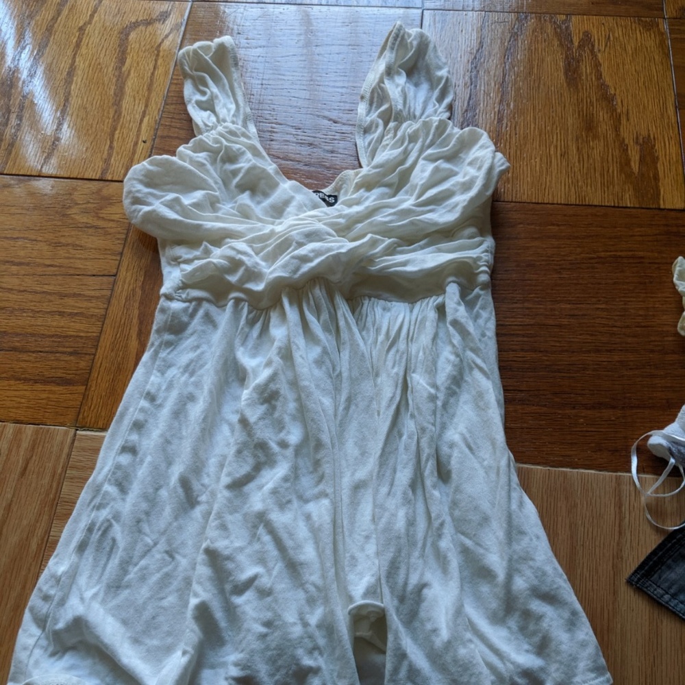 Flowy white/cream tank top